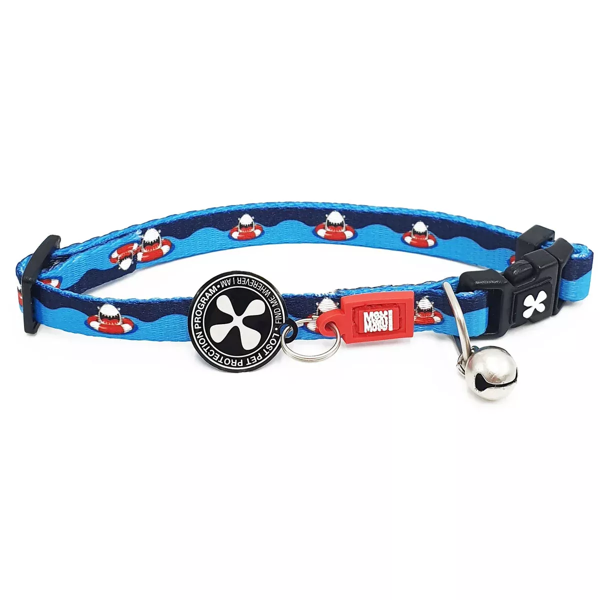 Smart ID Cat Collar – Frenzy the Shark