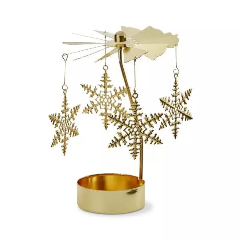 Snowflake Carousel Tealight Holder