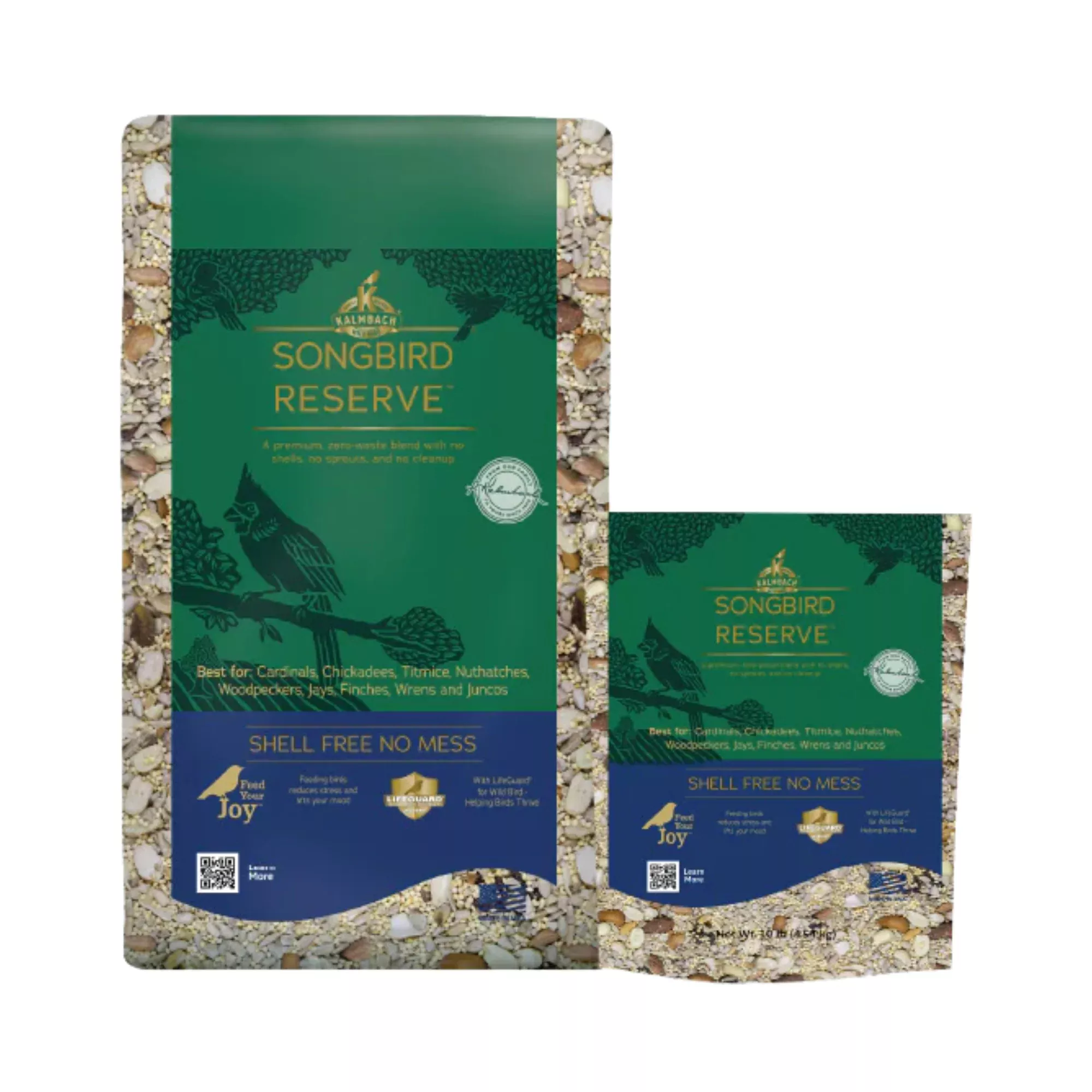 Songbird Reserve Shell Free No Mess Bird Seed