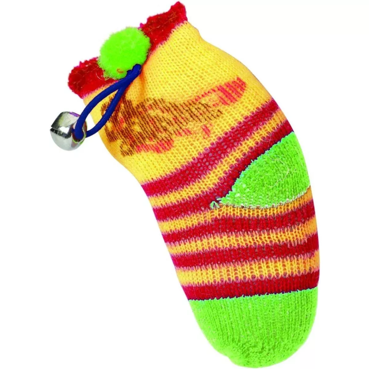 Spot Ethical Neon Sock With Catnip & Bell 5″