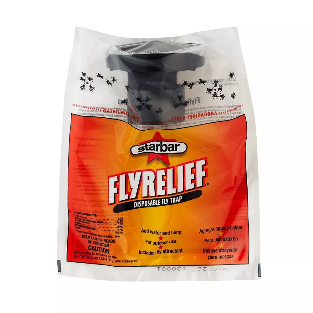 Starbar FlyRelief Disposable Fly Trap Bag | Filth-Breeding Fly Control