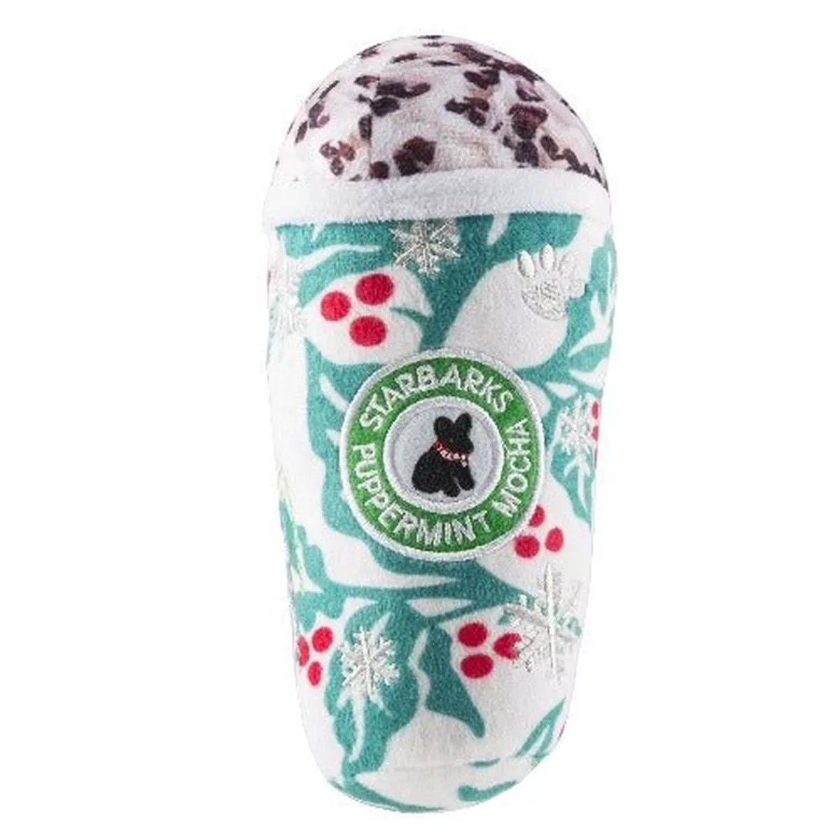 Starbarks Puppermint Mocha Toy – Holly Print