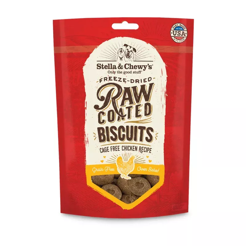 Stella & Chewy’s Raw Coated Biscuits Chicken 9 oz.