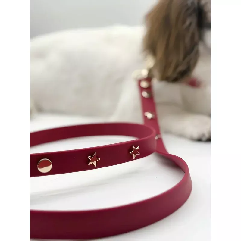 STELLA STUD PVC // crossbody leash