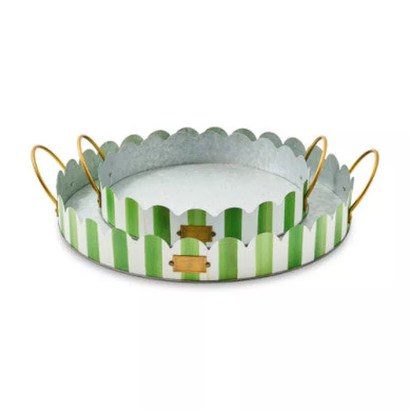 Stripe Serving Tray- Sold Individually