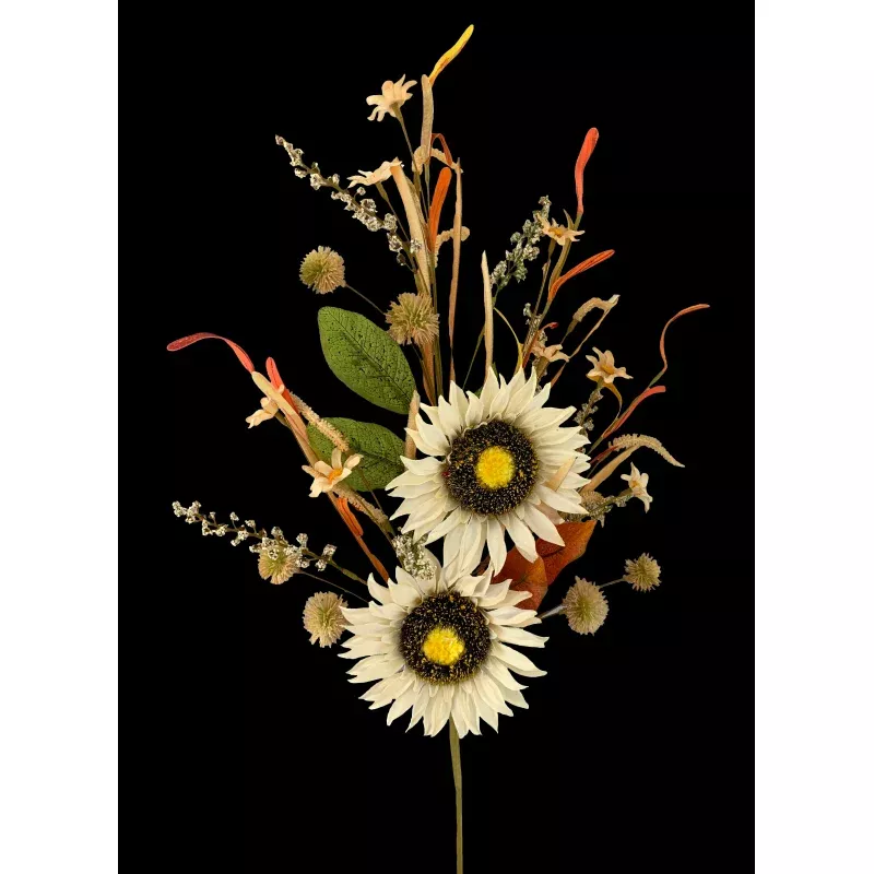 Sunflower Pom Pom Spray|BE&YW&YW