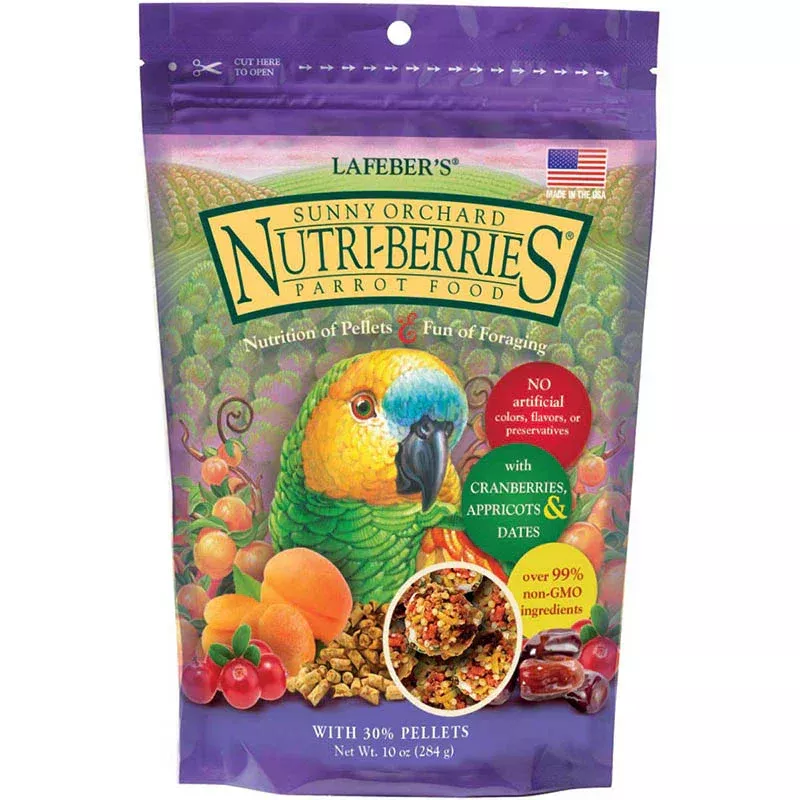 Sunny Orchard Nutri-Berries for Parrots – 10oz.