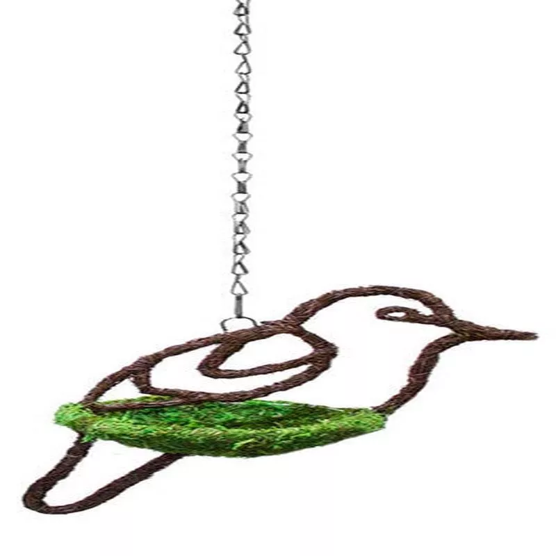 Supermoss Woven Dove Bird Feeder Vibrant Green 7 in – Default Title