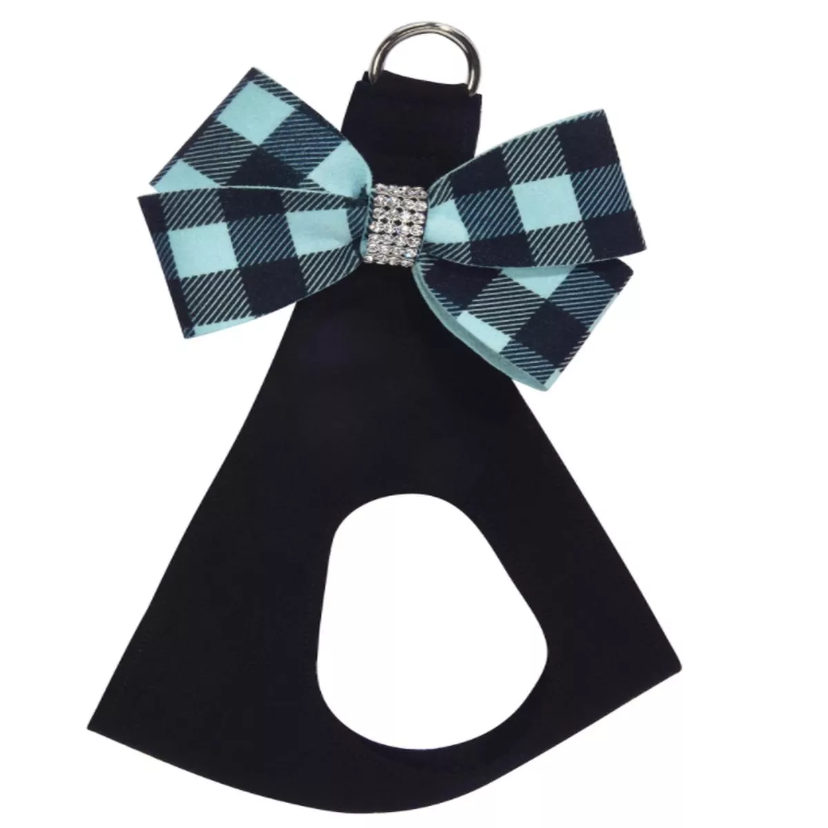 Susan Lanci Tiffi Gingham Nouveau Bow Step In Harness