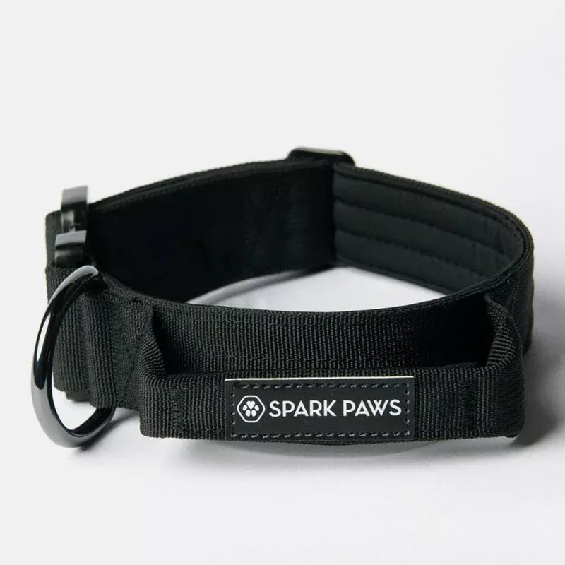 Tactical Dog Collar – Black (1.5″/4cm)