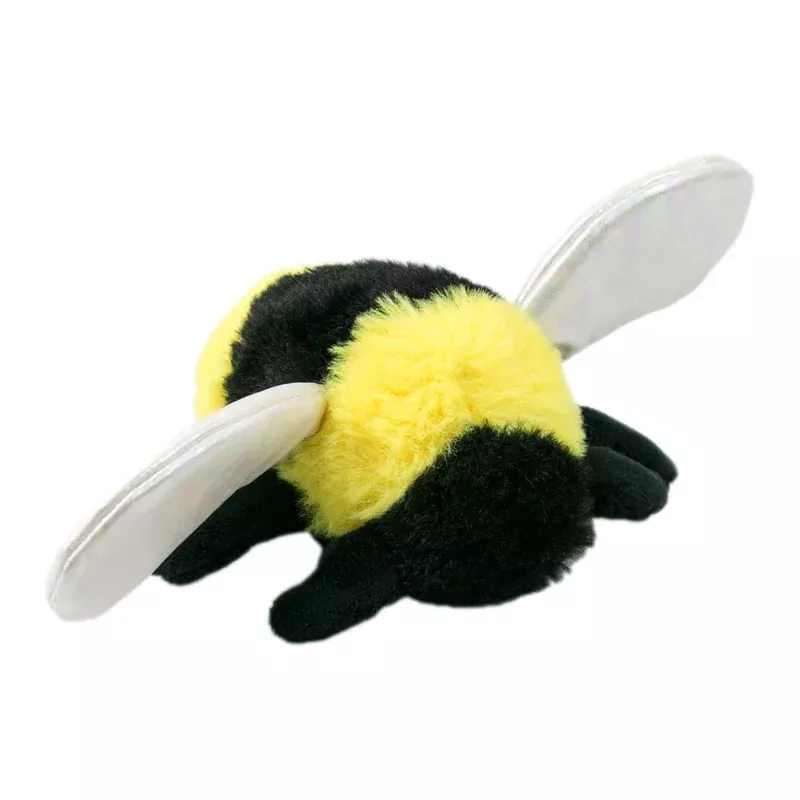 Tall Tail Plush Bee Squeaker Toy 5″