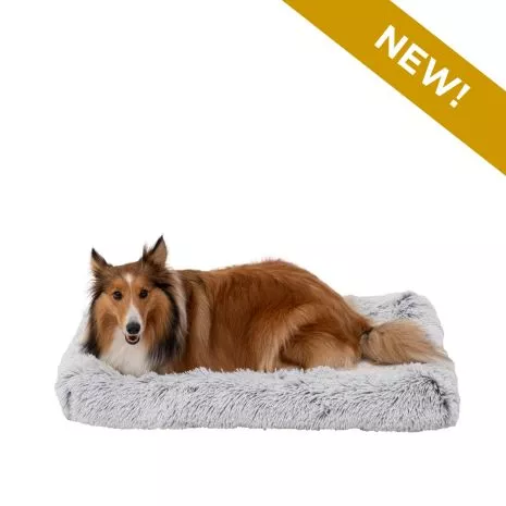 Tall Tails Cuddle Crate Dog Bed - Gray - Large
