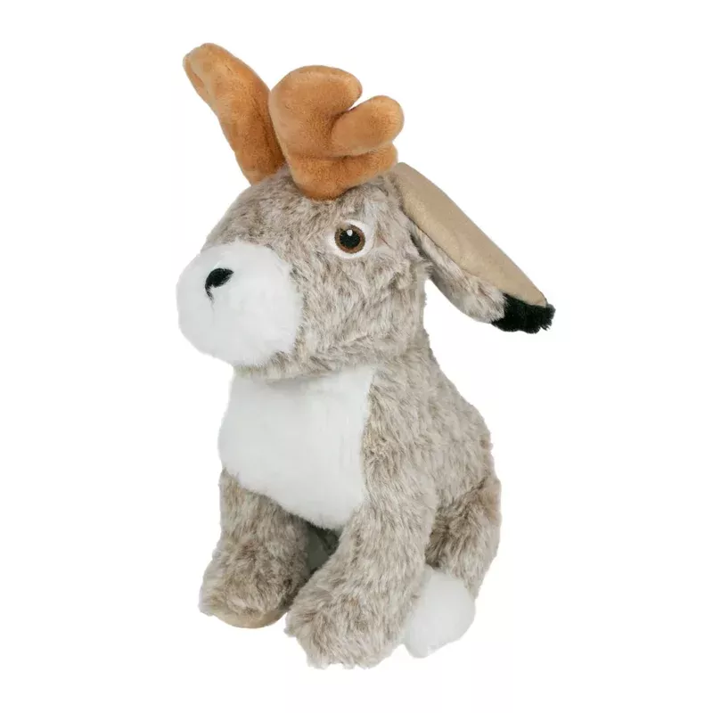 Tall Tails Plush Jackalope Animated Ear Toy 9″