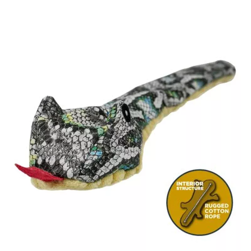 Tall Tails Snake Squeaker 16" Dog Toy