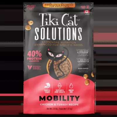 Tiki Cat™ Solutions™ Mobility Baked Kibble Chicken & Turkey Recipe