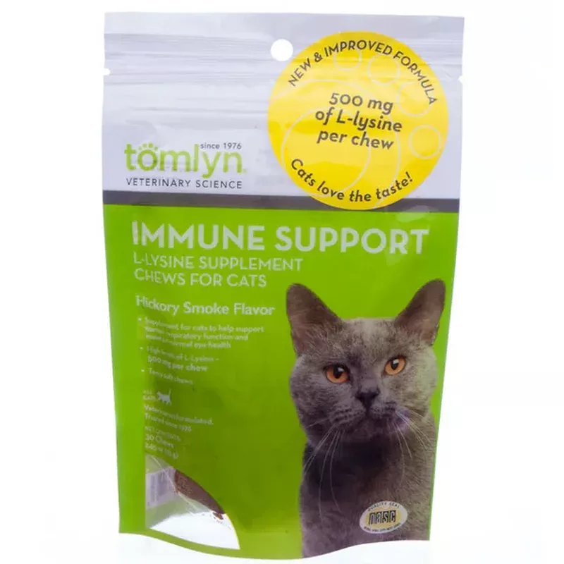 Tomlyn L-Lysine Immune Support Chews 2.65 oz.