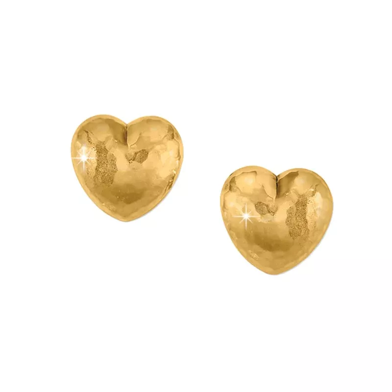 Trianon Heart Small Post Earrings
