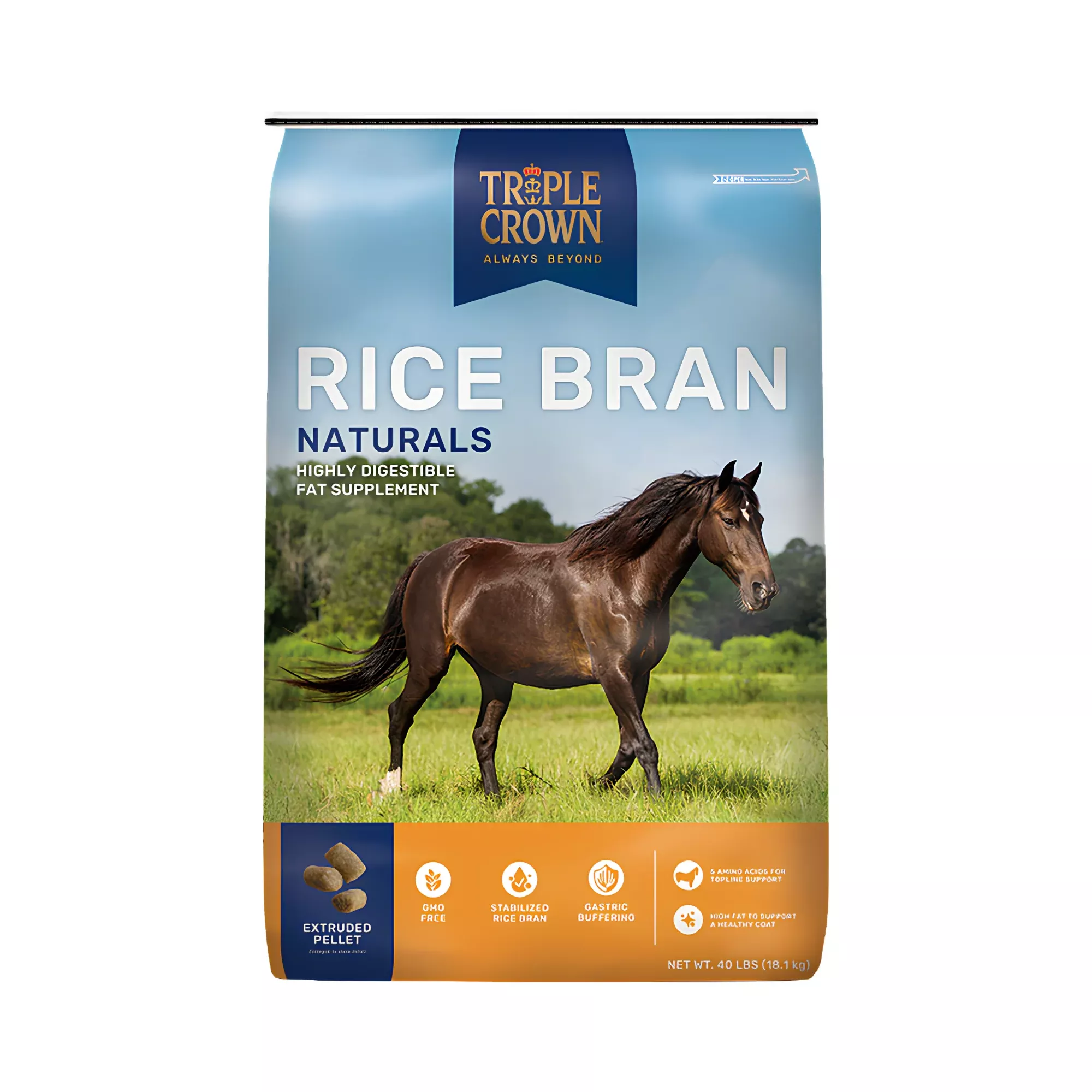 Triple Crown Natural Rice Bran Supplement