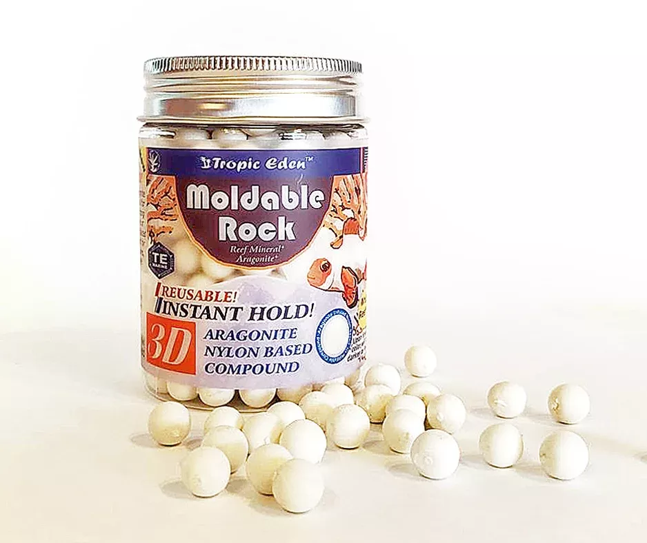 Tropic Eden 3D Moldable Rock – White Dry Reef Rock 4oz