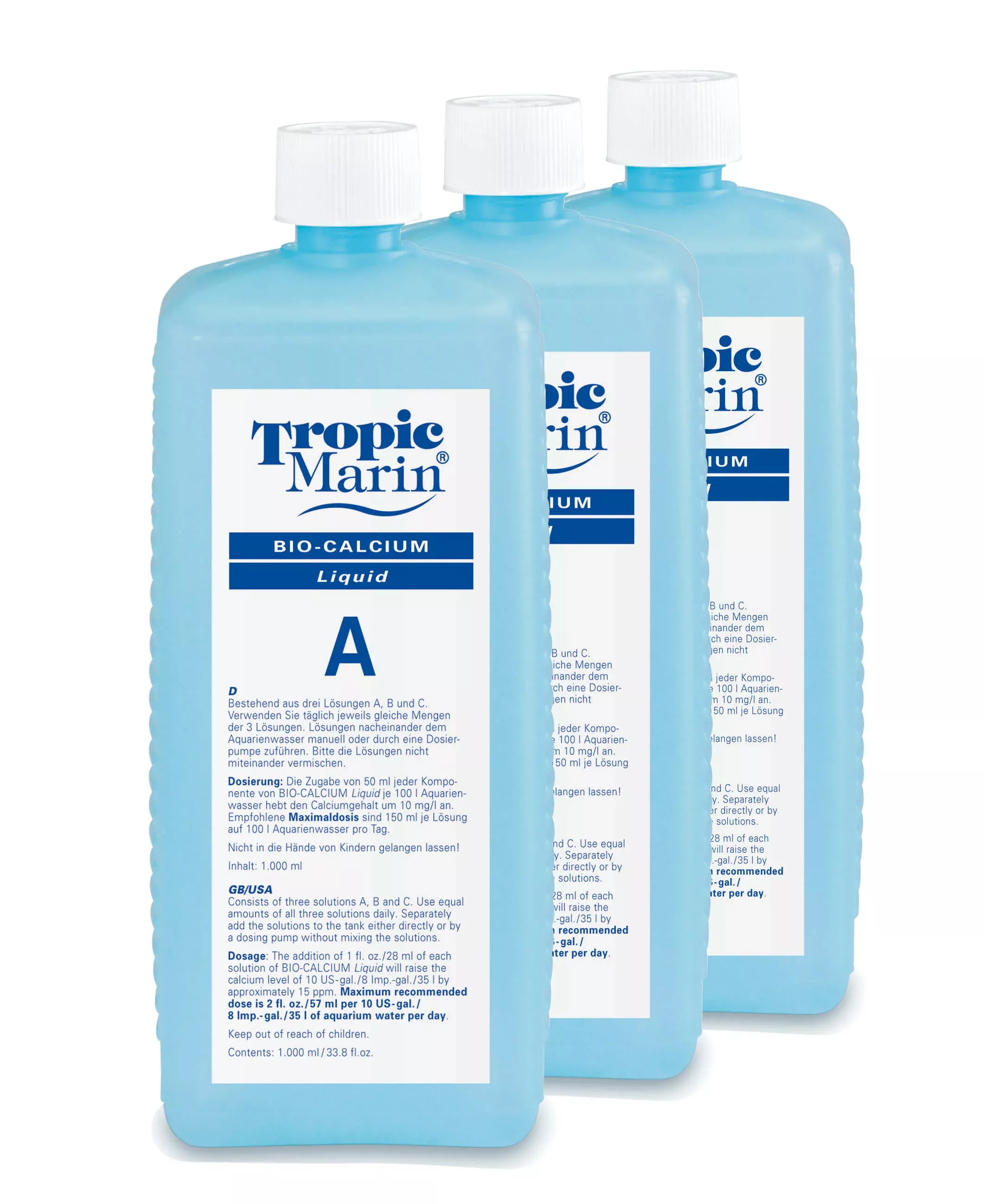 Tropic Marin Bio-Calcium A/B/C Balling Liquid Set (3x1kg)
