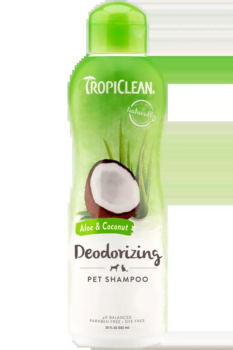 TropiClean Aloe & Coconut Pet Shampoo (Deodorizing)