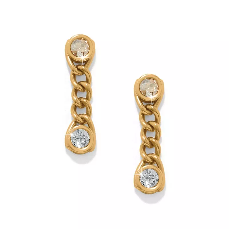 Trust Life Post Drop Earrings