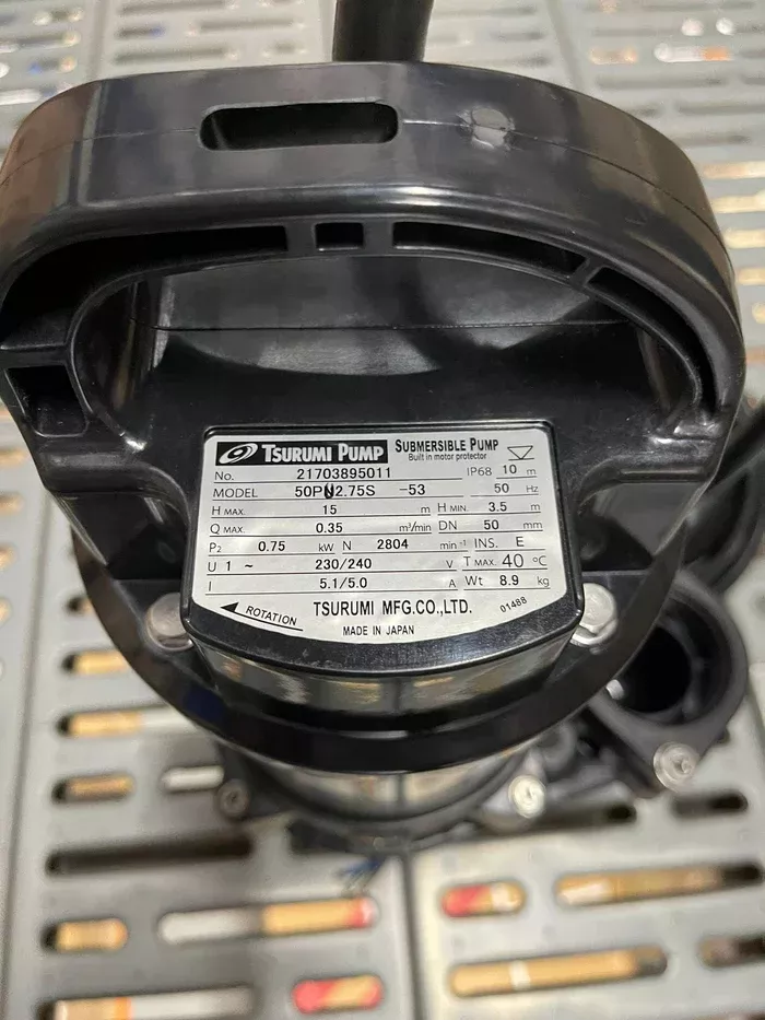Tsurumi Submersible pump 50NHPU2.75S