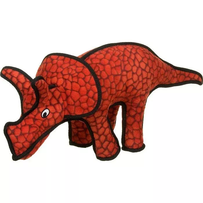 Tuffy’s Dinosaur Triceratops Dog Toy