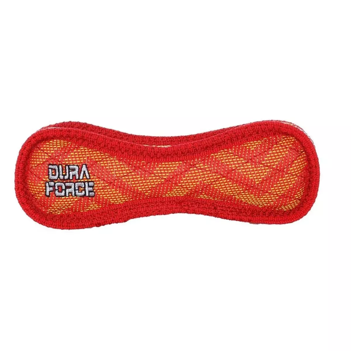 Tuffy’s DuraForce Jr Bone Zig Zag Red Dog Toy