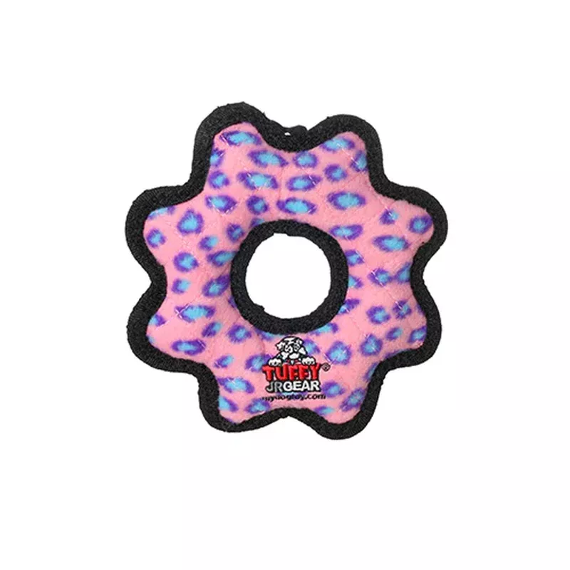 Tuffy’s Jr Gear Dog Toy – Pink