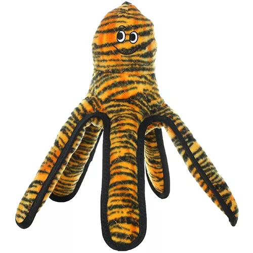 Tuffy’s Mega Octopus Dog Toy – Large – Tiger Print