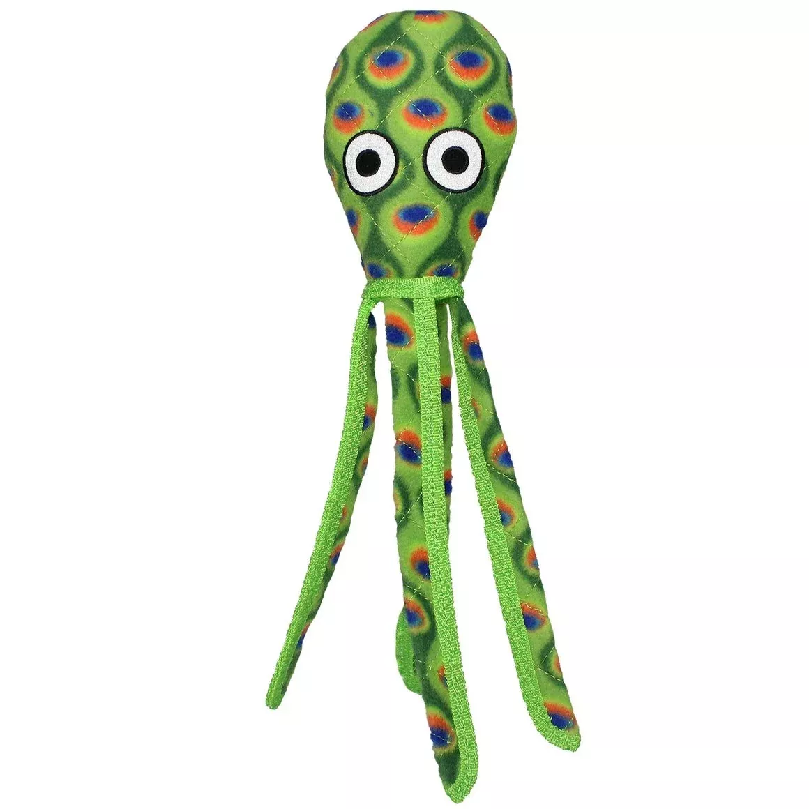 Tuffy’s Ocean Creature Squid Dog Toy – green