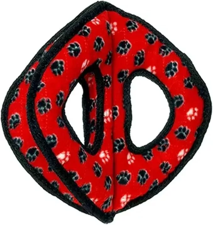 Tuffy’s Ultimate 3-Way Ring Dog Toy – red