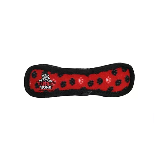 Tuffy’s Ultimate Bone Dog Toy – Red Paws