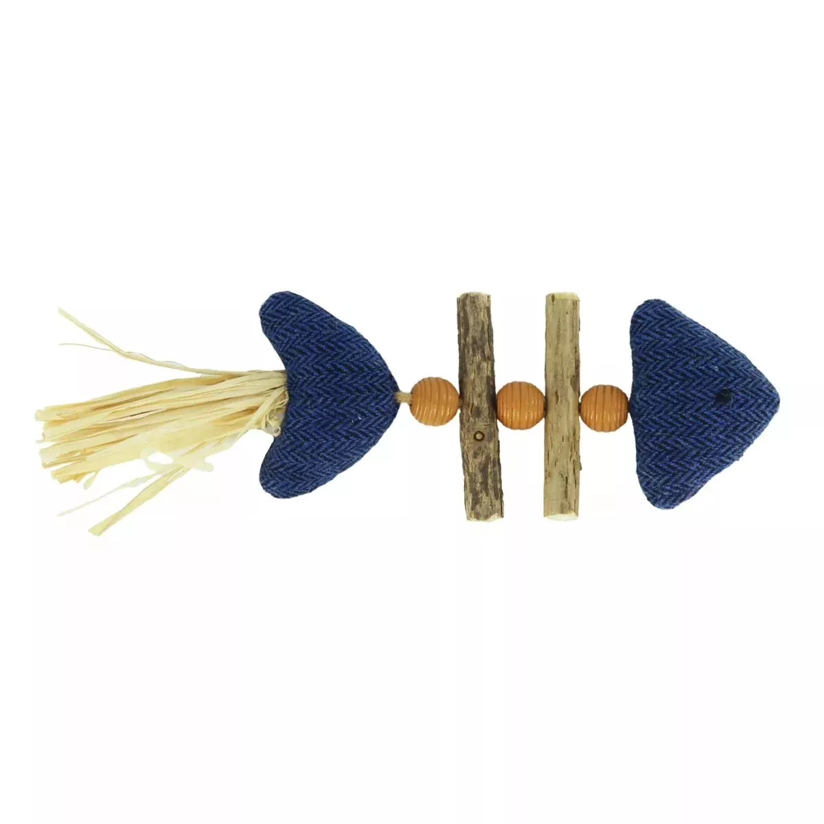 Turbo by Coastal Dangle Fish Catnip Cat Toy Blue