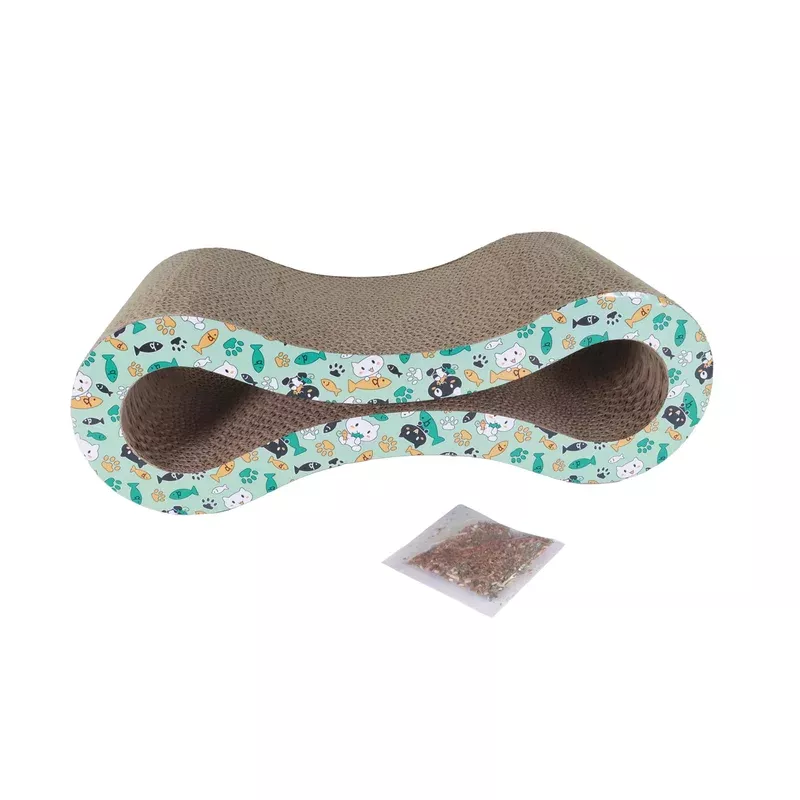 Turbo Scratcher Infinity Cat Scratching Post - Green