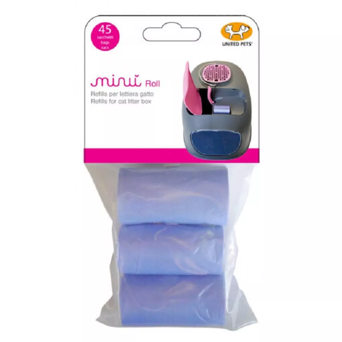 U.P. Minurefills 3 rolls for 15bags VS050004