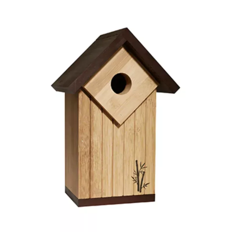 Ultimate Renewable Bamboo Contemporary Bluebird House