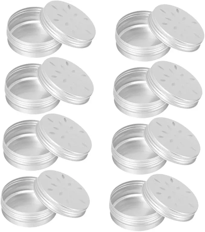 VANZACK 8Pcs Dog Scent Training Cans Durable Aluminum Nose Work Containers for Scent Detection and Training for All Dog Breeds Boost Performance Detection Activities