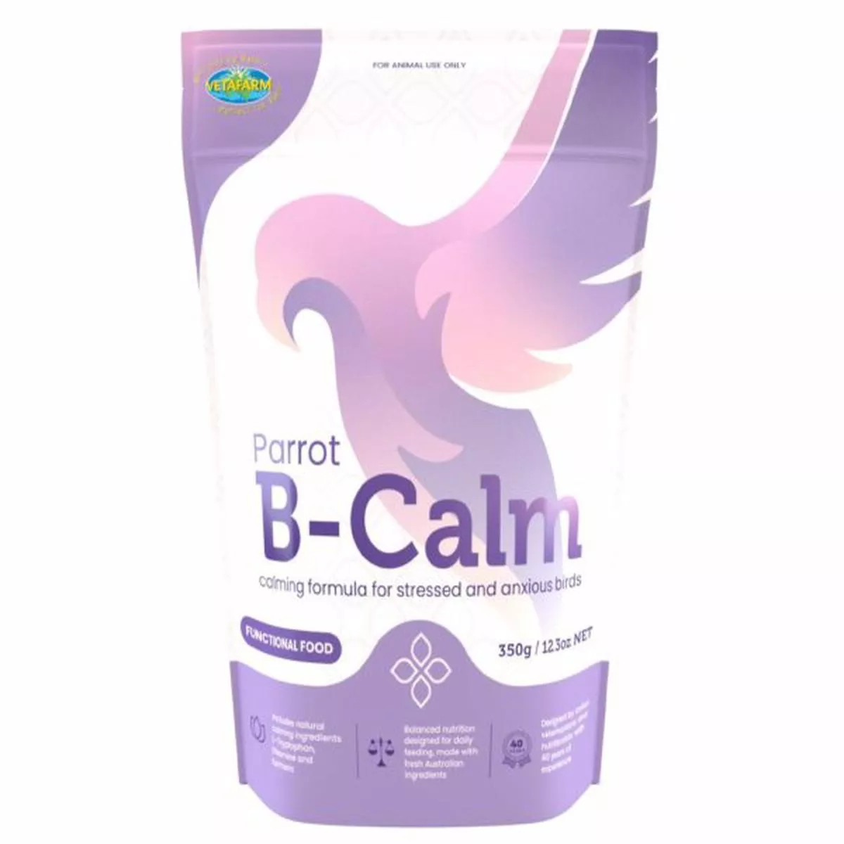 VETAFARM B CALM PARROT 350G
