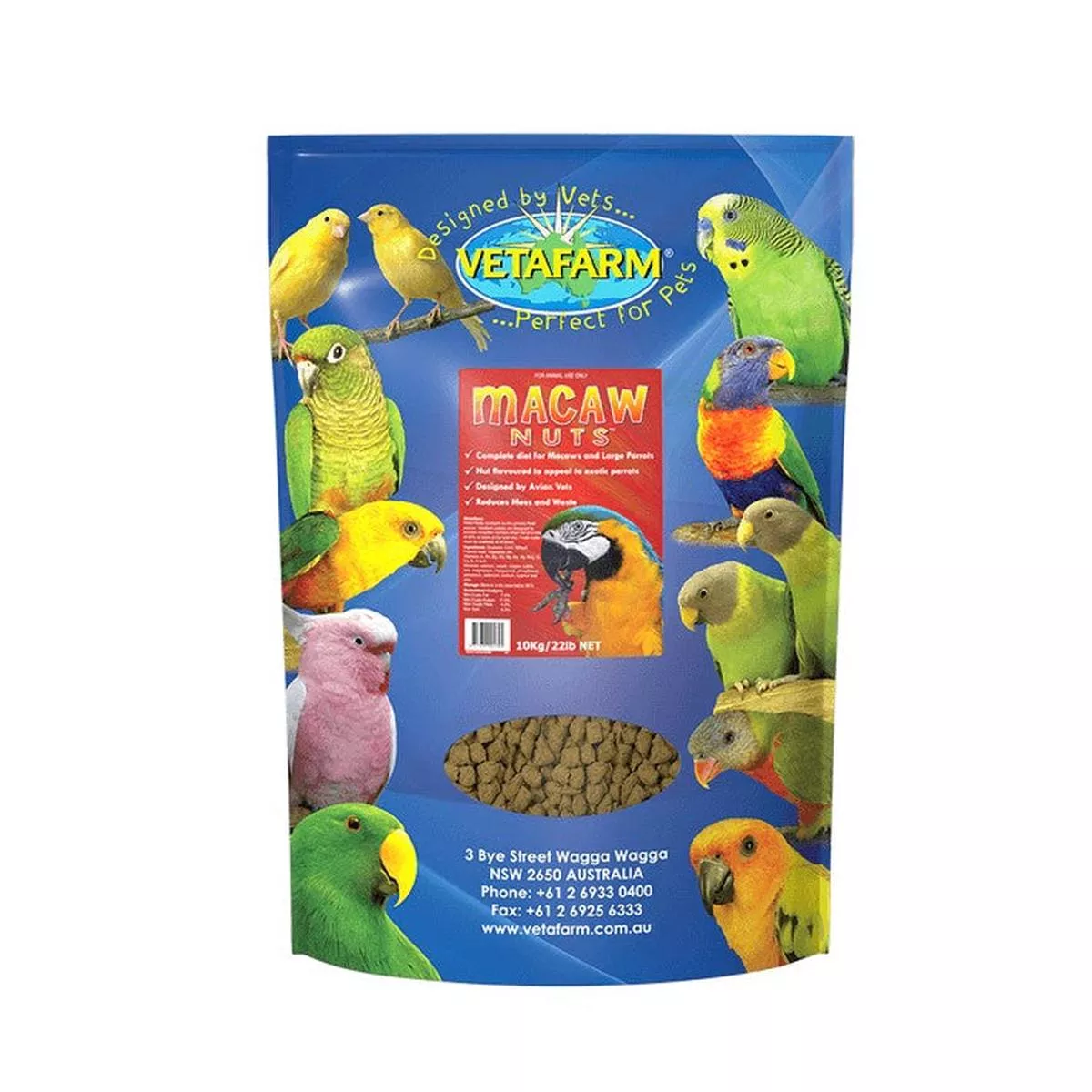 VETAFARM MACAW NUTS 10KG