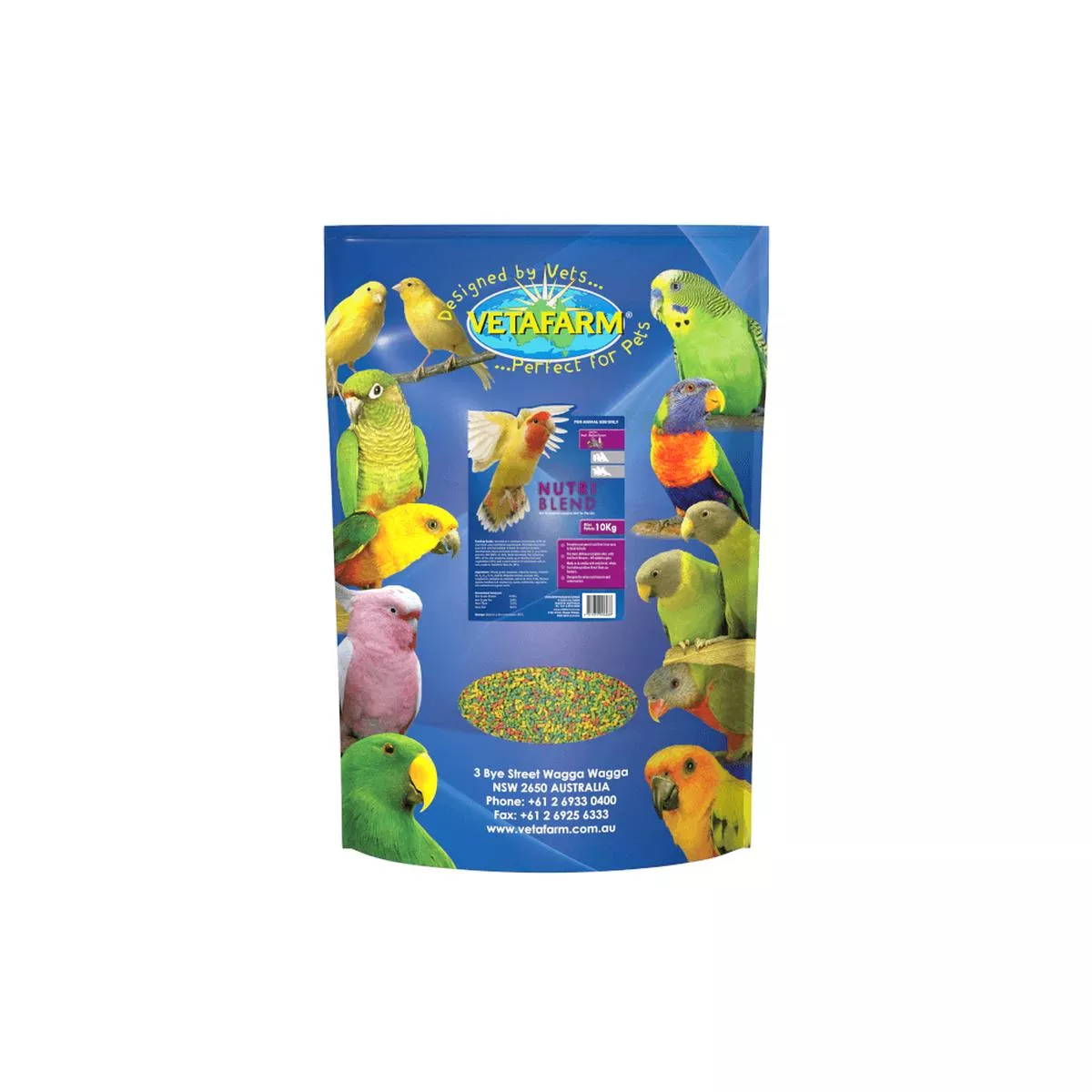 VETAFARM NUTRIBLEND PELLETS MINI 10KG