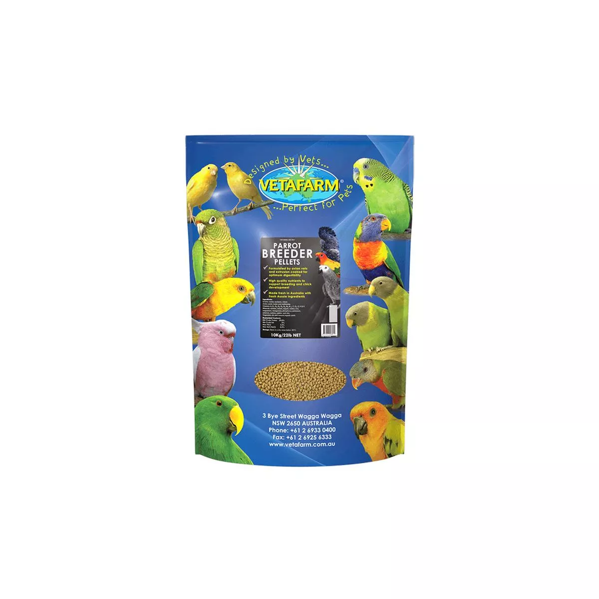 VETAFARM PARROT BREEDER 10KG