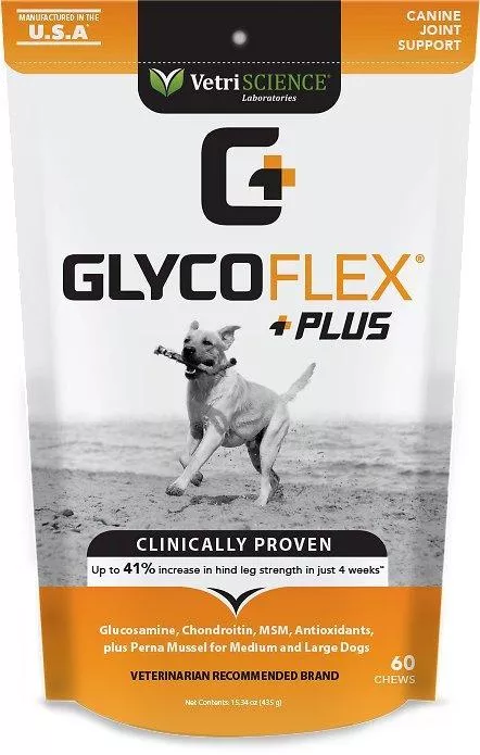 VetriScience GlycoFlex Plus Chews for Medium and Large Dogs
