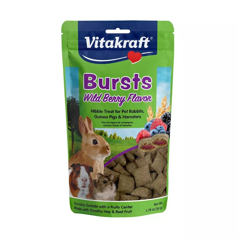 Vitakraft Bursts Treats for Rabbits, Guinea Pigs, & Hamsters