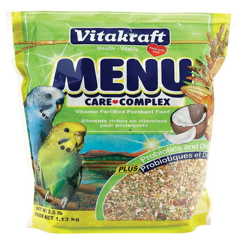 Vitakraft Menu Parakeet Food 2.5 lb