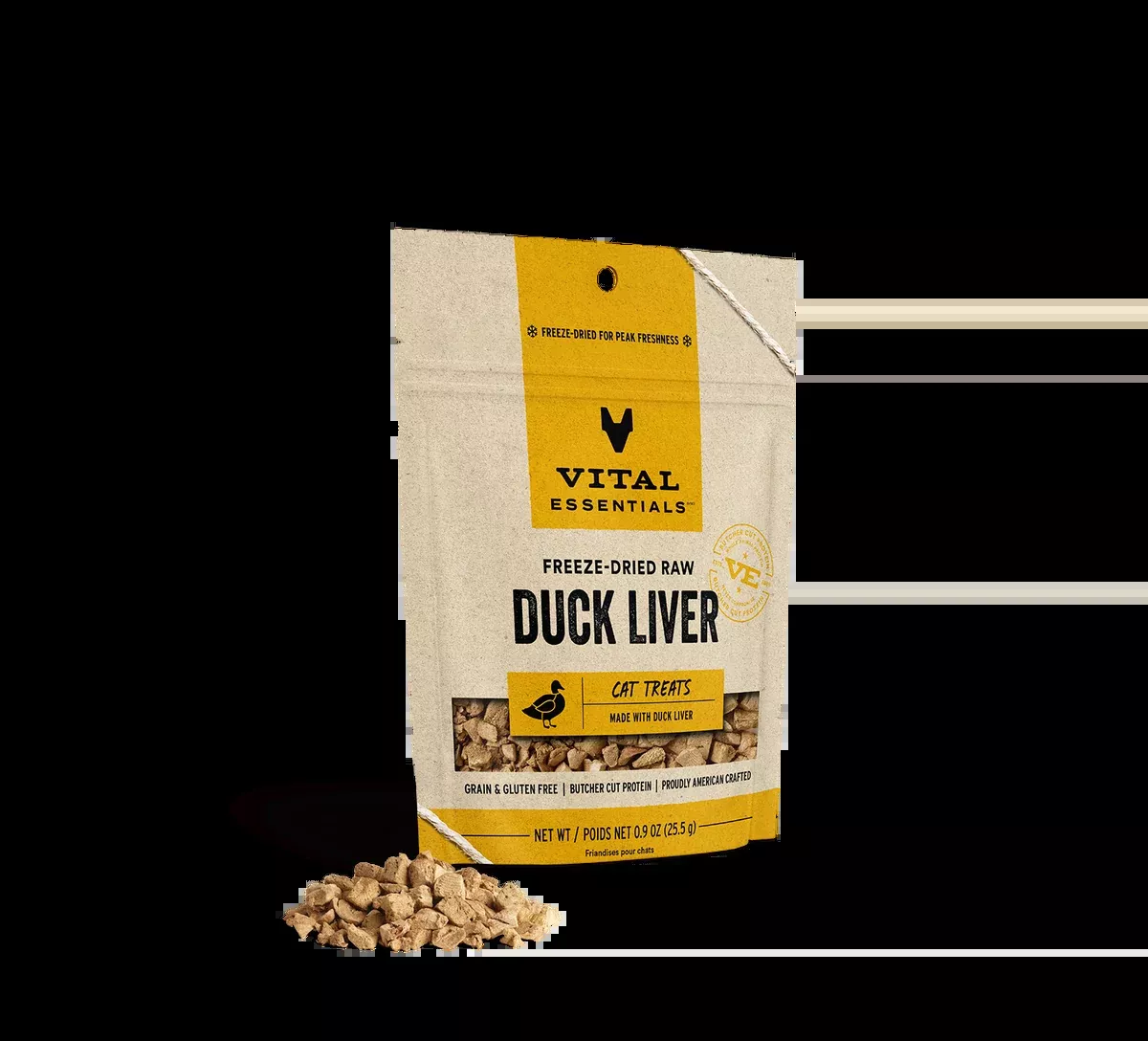 Vital Essentials Freeze-Dried Raw Duck Liver Cat Treats