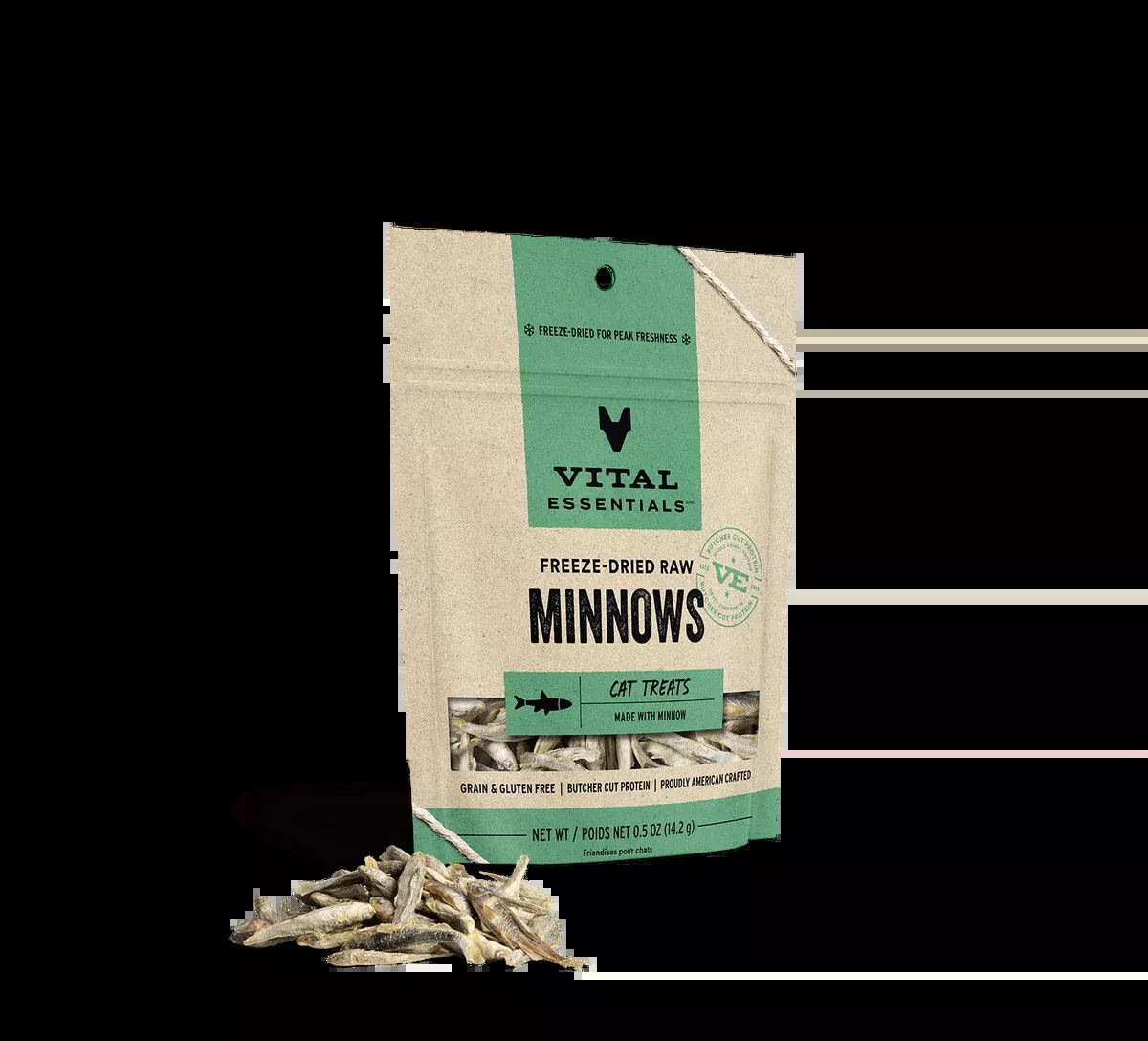 Vital Essentials Freeze Dried Raw Minnows Cat Treats