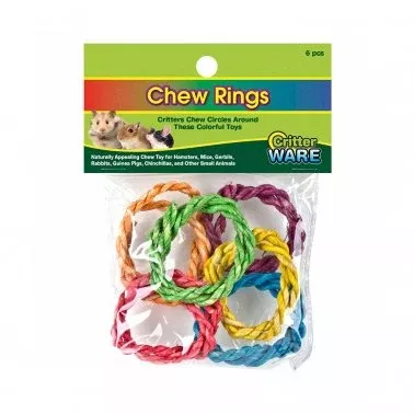 Ware Multi Colored Chew Rings Small Animal Toy