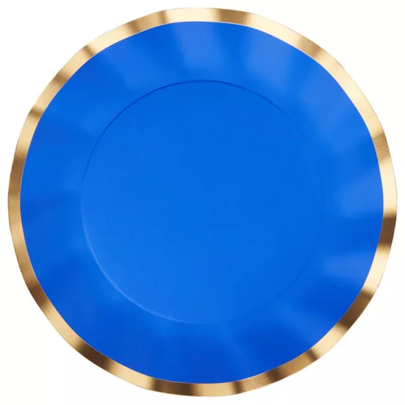 Wavy Dinner Plate Everyday Blue